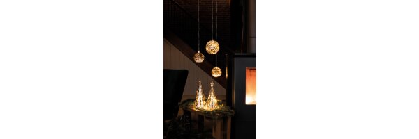 Weihnachtsdeko mit LED