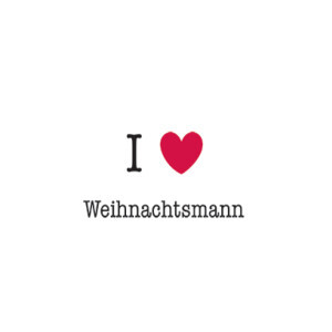 Winterzeit Serviette I love