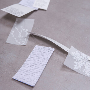 Winterzeit Poesiekette L195cm