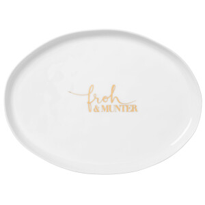 Teller oval Froh & Munter