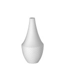 Vase-weiss-Porzellan-bauchig-schmaler Hals