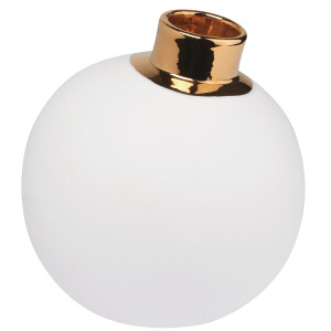 Schneebal Vase gold gross