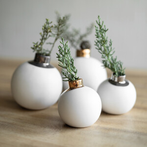 Schneebal Vase gold gross