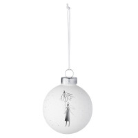 Winterwunderland Kugel Mistelzweig