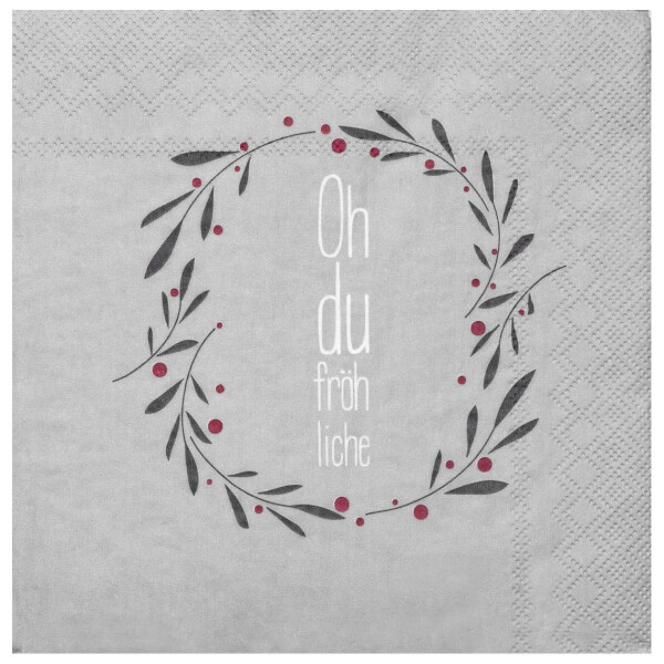 Serviette Oh du fröhliche