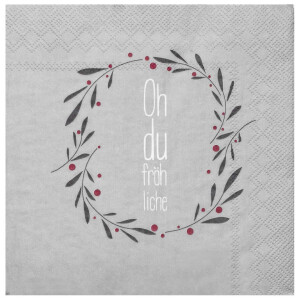 Serviette Oh du fröhliche