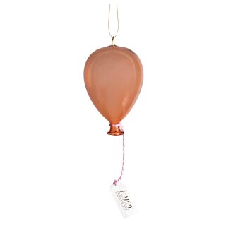 Luftballon Glas apricot