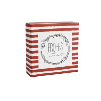 Geschenkschachtel rot Frohes Fest