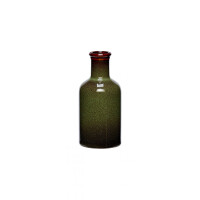 Vase Keramik grün 7x16cm