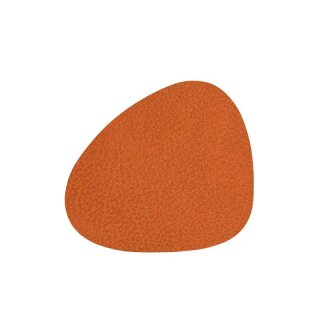 LINDDNA Glasuntersetzer Curve Hippo Orange