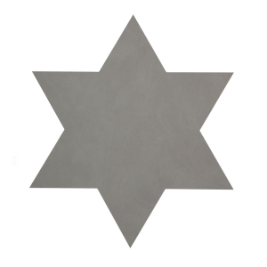 LINDDNA Tischset Stern Nupo light grey