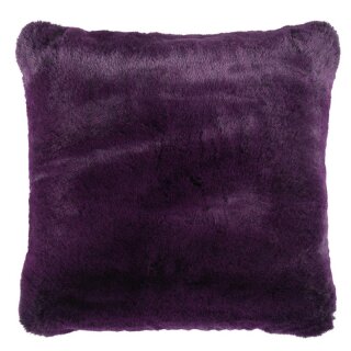 Kissenhülle-Kunstfell-purple-quadratisch