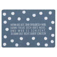 Gute Wünsche Postkarte Wenn das alte Jahr...