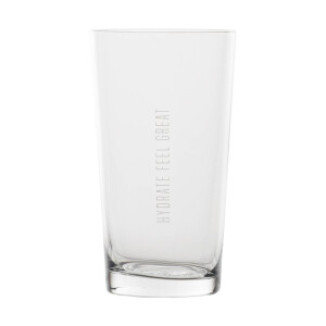 DINING Wasserglas &quot;Hydrate feel great&quot;