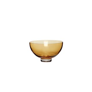 Glasschale amber D22cm