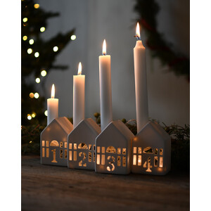 Staden - Adventskerzenhalter Häuser