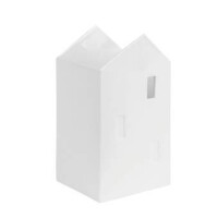 Haus-Porzellan-weiss-Vase