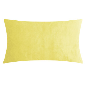 Smooth Kissenhülle 25x50 cm Yellow
