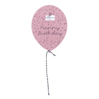 Karte-Ballon-Happy Birthday